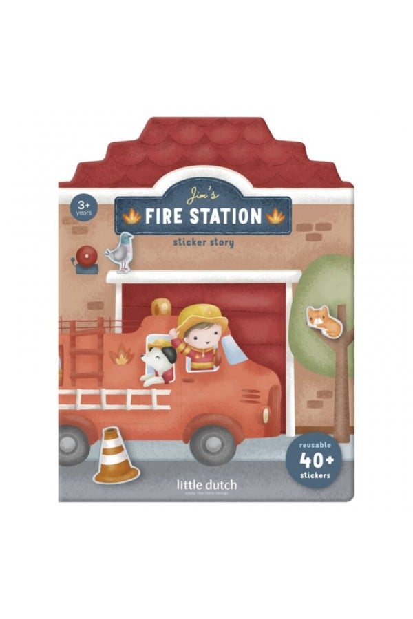 Little Dutch Reusable Sticker Story Booklet  ́Jim &Friends ́ LD126794