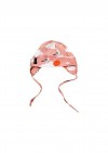 Hat with ears, pink cloud print SS21101