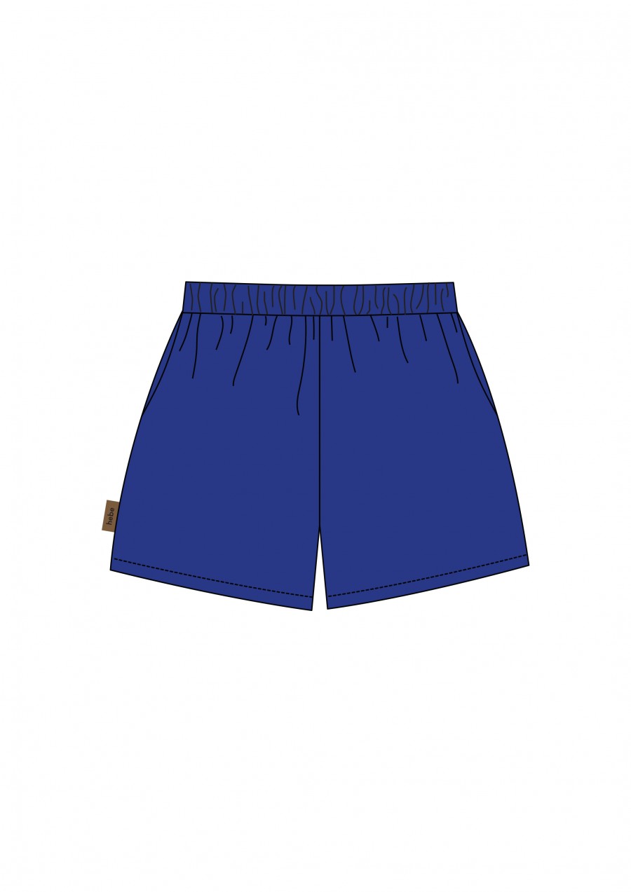 Shorts linen dark blue SS24371