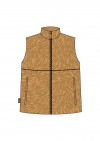 Warm faux fur outer vest mustard FW21445L