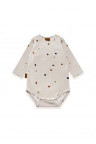 Body with all-over small apple print