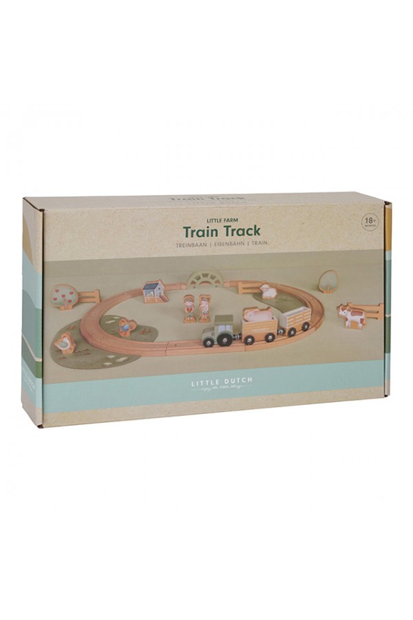 Wooden train track - Little Farm LD7151