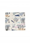 Scarf with elephant print SS180167