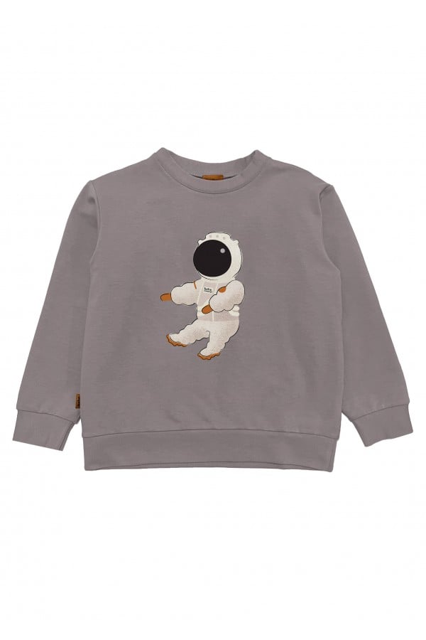 Sweatshirt grey with astronout FW24256