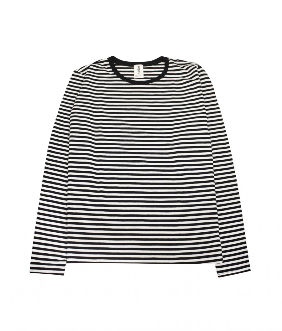Top with black and white stripes for female FW20301