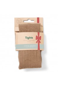 Cable knit tights Brown 74/80