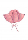 Sun hat pink with stripes SS20054