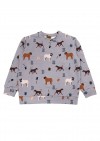 Sweatshirt with dogs print FW23328