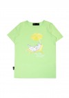 Top light green with a cat SS21059L