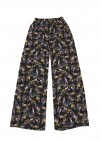 Pants with festive floral FW22497