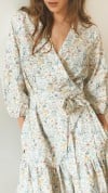 Wrap dress with flowers print 0027_S25412