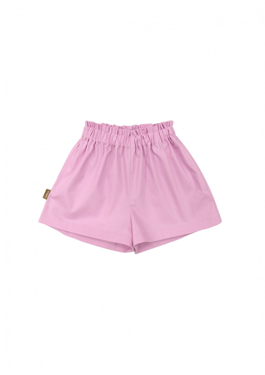 Shorts lilac denim for girl SS23178L