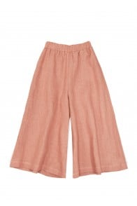 Culottes linen pink