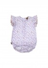 Body cotton violet with flowers print SS24198