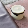 Soy wax candle Leather and Smoke C007