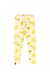 Leggings with allover pasta print
