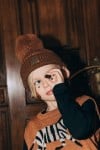 Hat brown merino wool FW23051