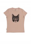 Top vintage pink with cat FW18215