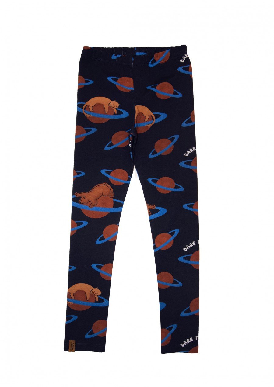 Leggings with allover planet print FW24052