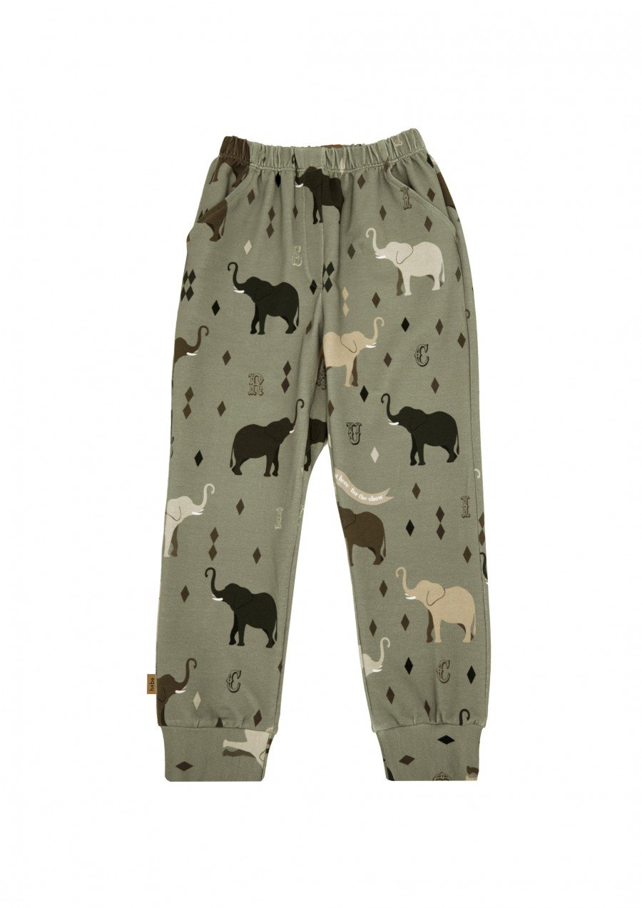 Pants with elephant print FW23192