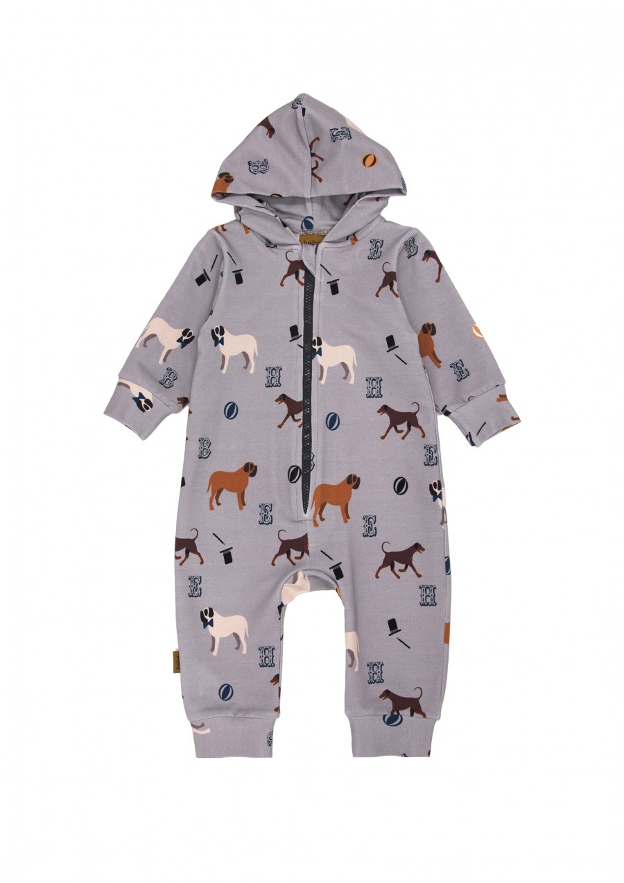 Jumpsuit with dog print FW23204