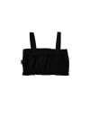 Crop top linen black SS24275L