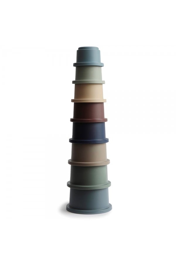 Mushie Stacking Cups - Forest 2400292