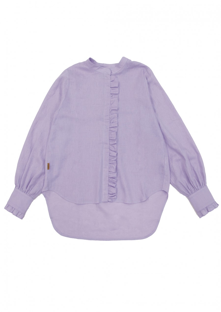 Blouse purple for female FW23320