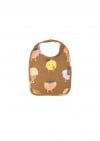 Baby bib with fruit print SS23109