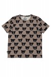 Adult top brown with dogs FW18192