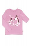 Violet top with penguins MTO1004