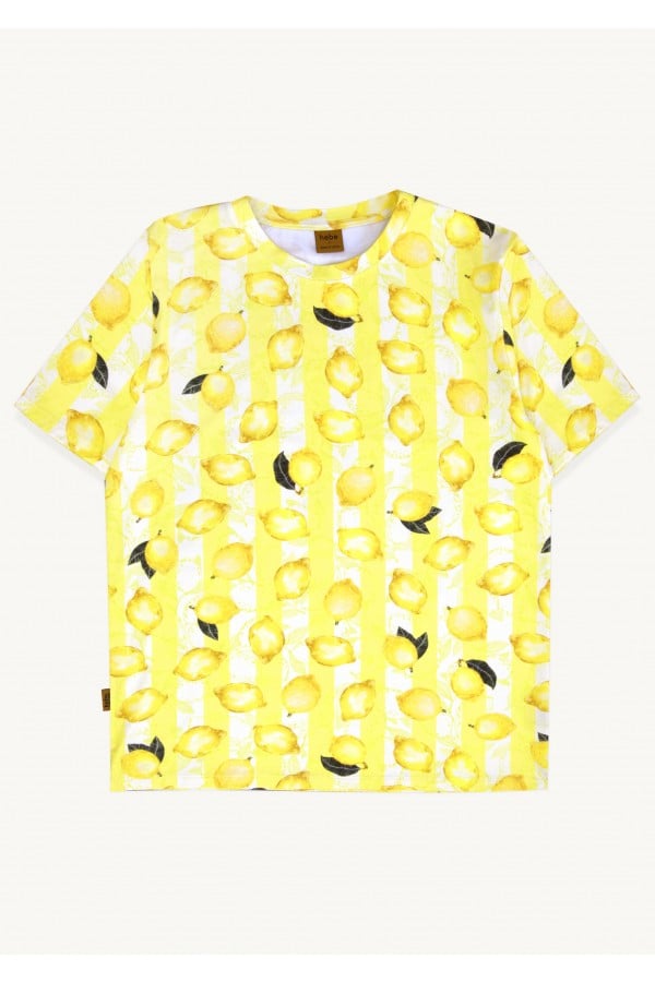 Top with allover lemon print for male KLA24006