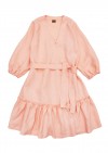 Dress pink linen SS24363