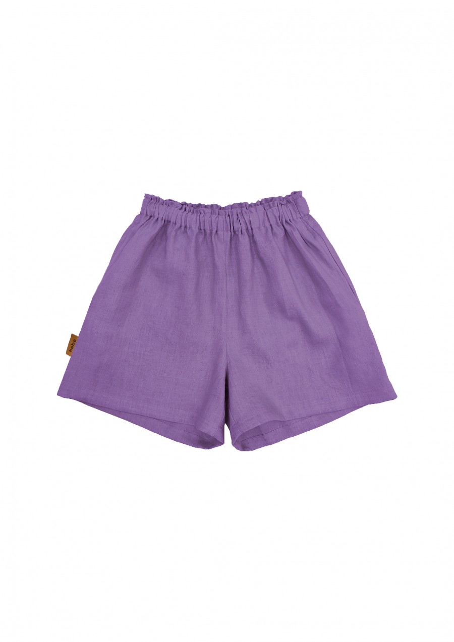 Shorts linen violet SS24121L