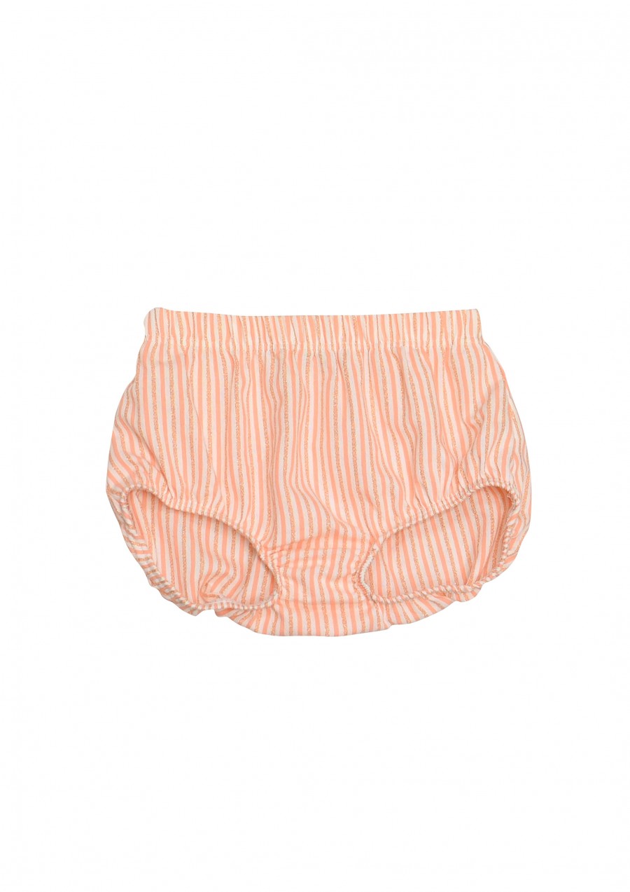 Bloomers with coral stripes SS20152