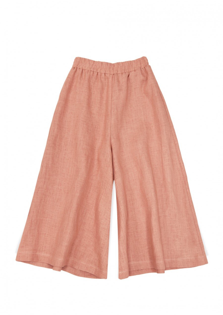 Culottes linen pink SS24155