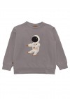 Sweatshirt grey with astronout FW24256