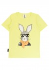 Top green with Easter bunny for female E21021