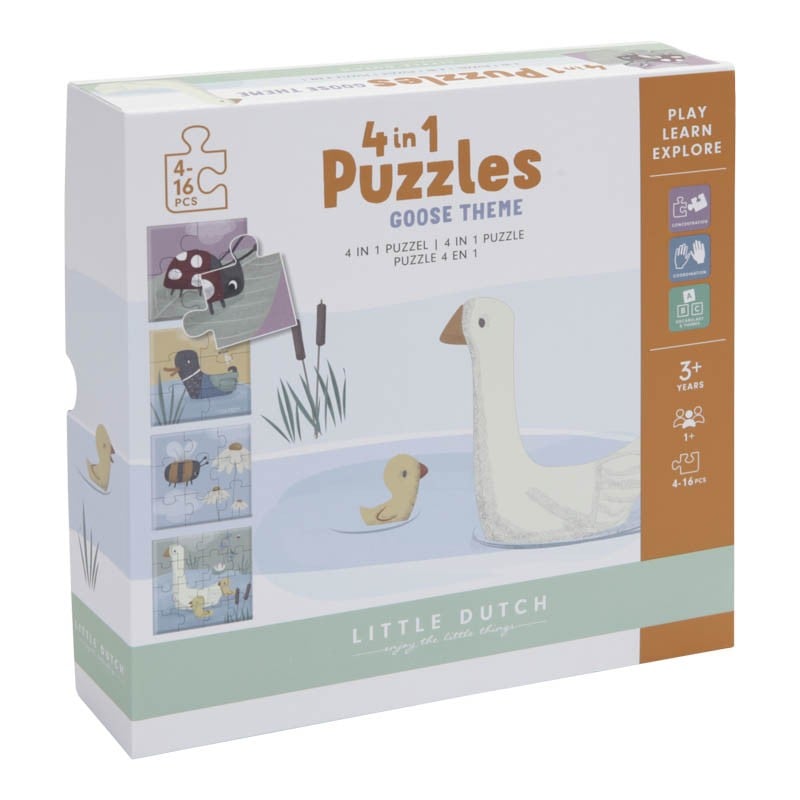 4 in a box puzzle Little Goose LD4754