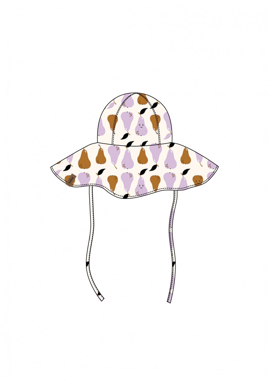 Hat cotton with pear print SS24112