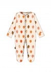 Baby long romper with a strawberry allover print AY24056