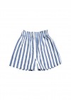 Shorts with marine blue stripes for girls SS21329L