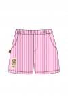 Shorts with pink stripes for female KLA24043