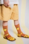 Socks brown with lemon SS23363