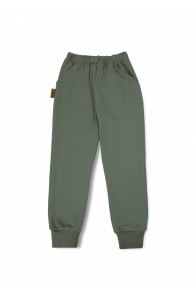 Pants with pockets olive green