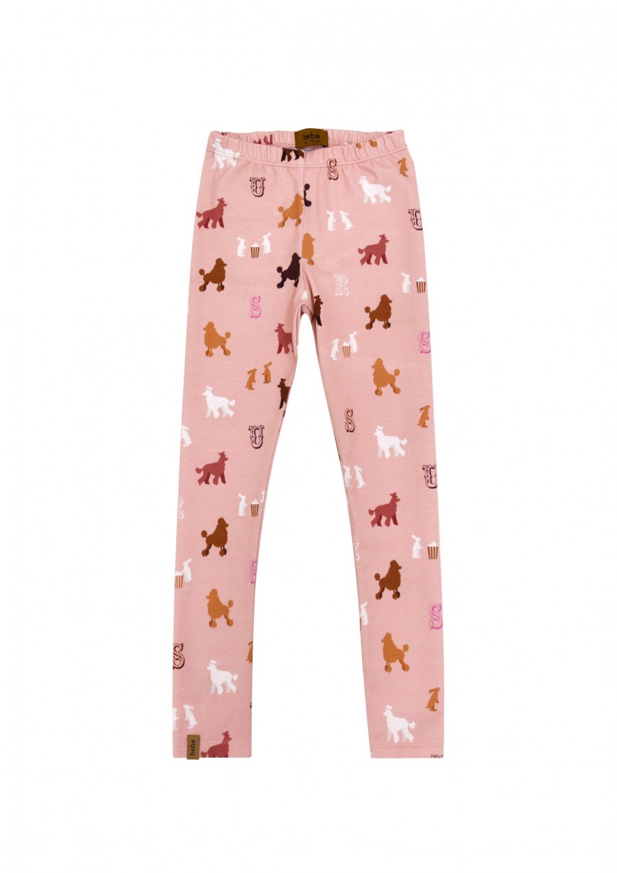 Leggings with poodle print FW23092