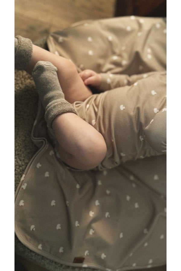 Blanket with all-over small duck print 0150_F25055