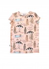 Top with pink pool print for girls SS20167L