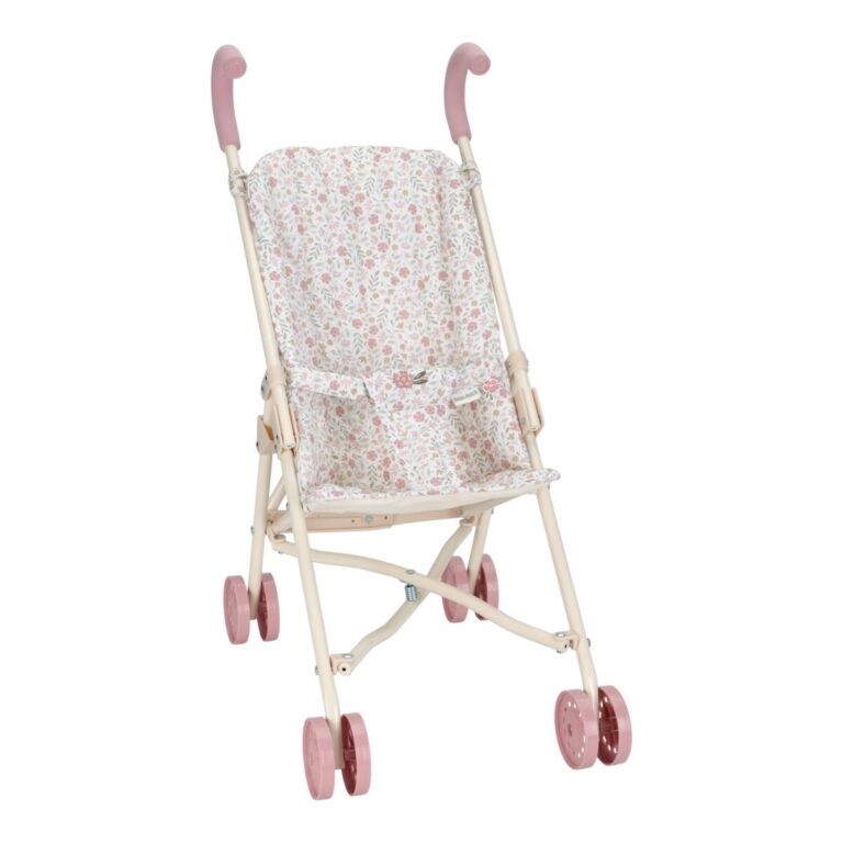 Little Dutch Doll Stroller metal  ́Soft Flowers ́ LD4585