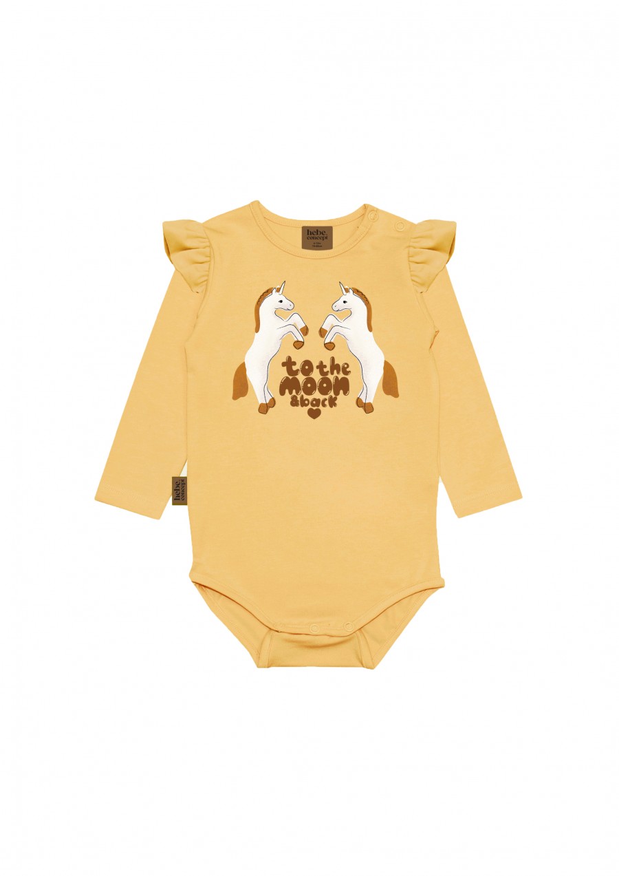 Body yellow with unicorns FW24067